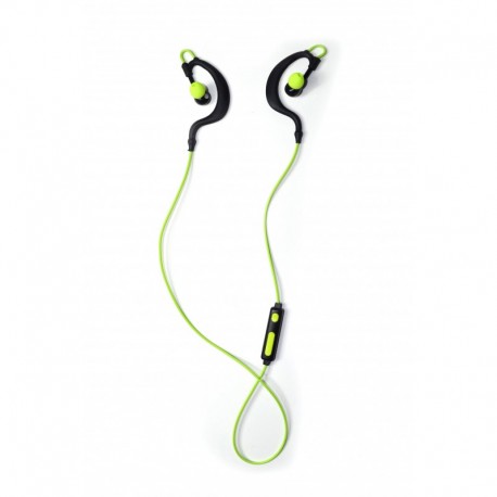 Słuchawki z mikrofonem VAKOSS SK-807BX, Bluetooth, sportowe, czarno-zielone 
