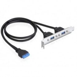 Śledź Unitek B2-USB3.0AF-20PF-0.6 z 2 portami USB 3.0 