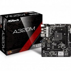 Płyta ASRock A320M /AMD A3200/DDR4/SATA3/M.2/USB3.0/PCIe3.0/AM4/mATX