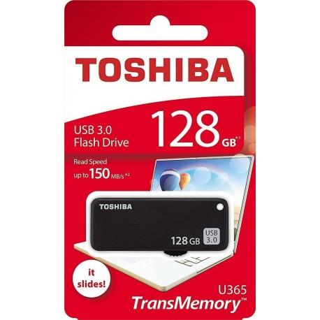 Pendrive Toshiba 128GB TransMemory™ U365 (PD128G30TU365KR) USB 3.0 Black