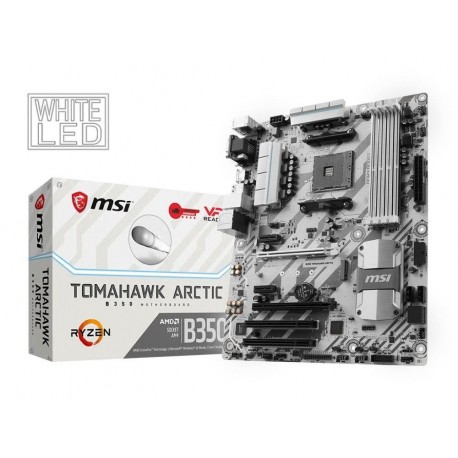 Płyta MSI B350 TOMAHAWK ARCTIC /AMD B350/DDR4/SATA3/M.2/USB3.0/PCIe3.0/AM4/ATX