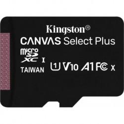 Karta pamięci Kingston microSD Canvas Select Plus 64GB UHS-I Class 10 + adapter