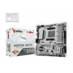 Płyta MSI B350M MORTAR ARCTIC /AMD B350/DDR4/SATA3/M.2/USB3.0/PCIe3.0/AM4/mATX