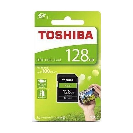 Karta pamięci SD TOSHIBA N203 (SD128GSDXCU1N203TR) 128GB UHS-I Class 10