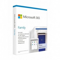 Oprogramowanie Microsoft 365 Family PL P6 1Y Win/Mac