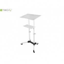 Stolik prezentacyjny / Mobilne biurko Techly do projektora/notebooka, biały