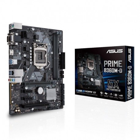 Płyta Asus PRIME B360M-D/B360/DDR4/SATA3/M.2/USB3.1/PCIe3.0/s.1151/mATX
