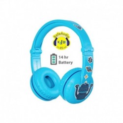 Słuchawki z mikrofonem BuddyPhones Play Blue Bluetooth dla dzieci 75/85/94dB