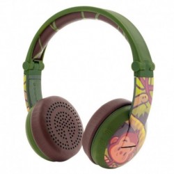 Słuchawki z mikrofonem BuddyPhones Wawe Monkey Bluetooth dla dzieci 75/85/94dB