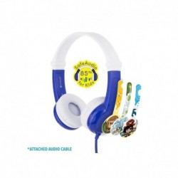 Słuchawki z mikrofonem BuddyPhones Connect Blue dla Dzieci 85dB