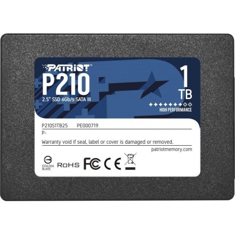 Dysk SSD Patriot P210 1TB 2.5” SATA3 (520/430 MB/s) 7mm