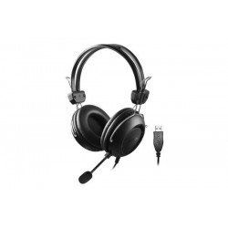 Słuchawki z mikrofonem A4tech HU-35 czarne USB