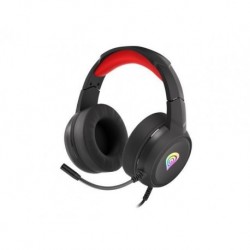 Słuchawki z mikrofonem Genesis Neon 200 RGB Gaming podświetlenie RGB czarno-czerwone