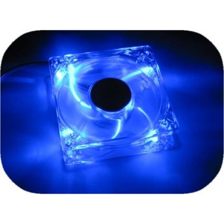 Wentylator REVOLTEC Dark Blue 120mm 4 niebieskie diody LED