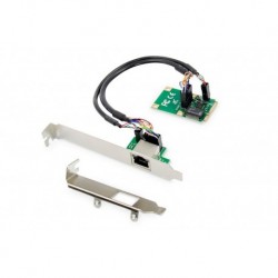 Karta sieciowa DIGITUS przewodowa mini PCI Express do RJ45 Gigabit 10/100/1000Mbps Low Profile