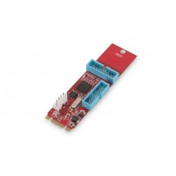 Karta rozszerzeń (Kontroler) DIGITUS PCI Express NGFF (M.2) 2xUSB 3.0  2260/2280 B/M key