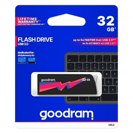 Pendrive GOODRAM UCL3 32GB USB 3.0 Black