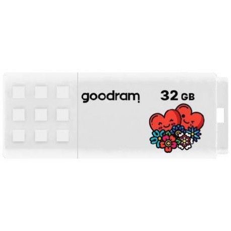 Pendrive GOODRAM UME2 VALENTINE 32GB USB 2.0 White