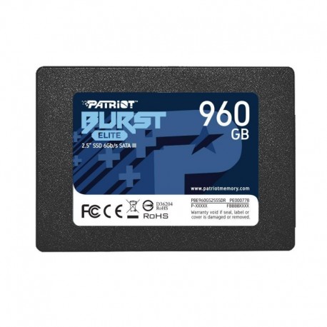 Dysk SSD Patriot Burst Elite 960GB SATA3 2,5" (450/320 MB/s) 7mm