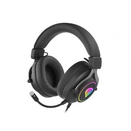 Słuchawki z mikrofonem Genesis Neon 750 Gaming podświetlenie RGB czarne