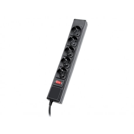 Listwa zasilająca TRACER PowerWatch 1.5 m Black (5 outlets)