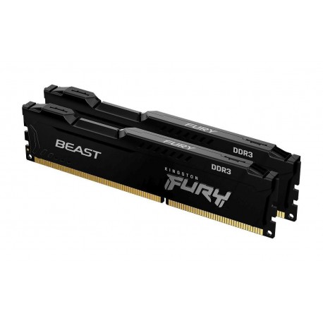 Pamięć DDR3 Kingston Fury Beast 8GB (2x4GB) 1866MHz CL10 1,5V czarna
