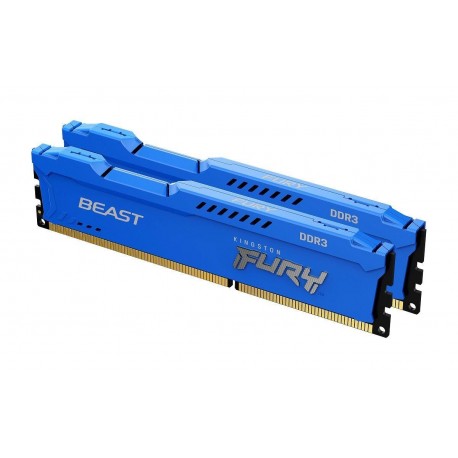 Pamięć DDR3 Kingston Fury Beast 16GB (2x8GB) 1866MHz CL10 1,5V niebieska