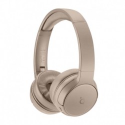 Słuchawki z mikrofonem Acme BH214 bezprzewodowe Bluetooth nauszne, piaskowe, edycja  e-commerce / eco