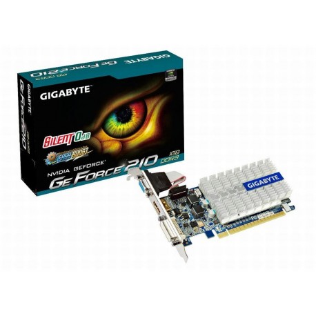 Karta VGA Gigabyte GF210 1024MB DDR3 VGA+DVI+HDMI PCI-E Silent LP