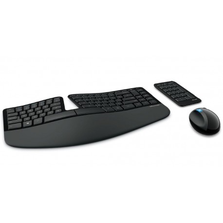 Zestaw bezprzewodowy klawiatura + mysz Microsoft Sculpt Ergonomic Desktop czarny