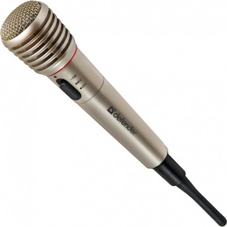 Mikrofon bezprzewodowy DEFENDER MIC-140 KARAOKE metal