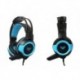 Słuchawki z mikrofonem ACME Aula Shax Gaming czarno-niebieskie