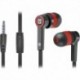 Słuchawki z mikrofonem DEFENDER PULSE 420 douszne 4-pin czarno-czerwone