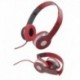Słuchawki Esperanza EH145R Techno czerwone