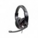 Słuchawki z mikrofonem Gembird MHS-001 czarne