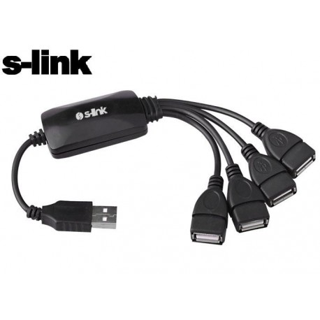 Hub S-link SL-440 4 x Port USB 2.0 