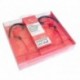 Słuchawki z mikrofonem Manta HDP702RD bezprzewodowe czarno-czerwone