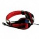 Słuchawki z mikrofonem Media-Tech MT3574 NEMESIS Gaming czarno-czerwone