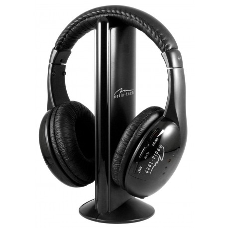 Słuchawki z mikrofonem Media-Tech MT3578 Sirius Pro  bezprzewodowe czarne
