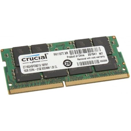 Pamięć DDR4 Crucial SODIMM 16GB 2133MHz CL15 1.2V NON-ECC