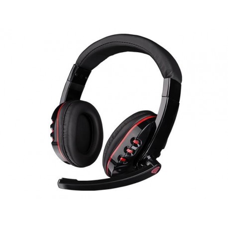Słuchawki z mikrofonem Genesis H12 Gaming czarno-czerwone