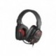 Słuchawki z mikrofonem Genesis Radon 710 Gaming czarno-czerwone