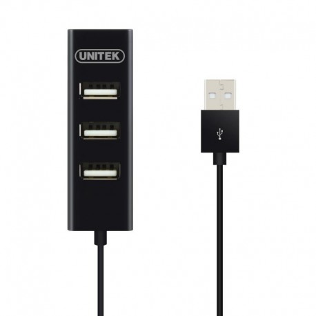 Hub Unitek Y-2140 4x USB 2.0 mini czarny