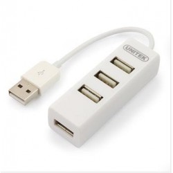 Hub Unitek Y-2146 4x USB 2.0 mini biały