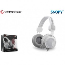 Słuchawki z mikrofonem Rampage SN-R8 Gaming białe
