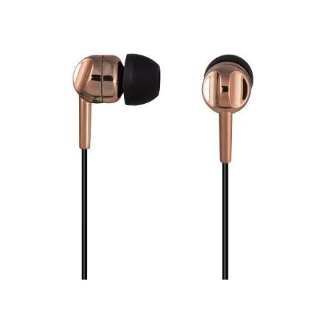 Słuchawki z mikrofonem Thomson EAR3005BO miedziane