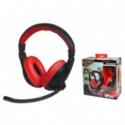 Słuchawki z mikrofonem X-ZERO X-H350HK Gaming czarno-czerwone