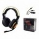 Słuchawki z mikrofonem X-ZERO X-H359KG Gaming wibracje super bass czarno-złote