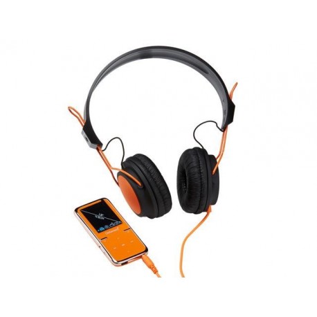 Odtwarzacz MP4 Intenso 8GB Scooter LCD1.8" pomarańczowy + słuchawki