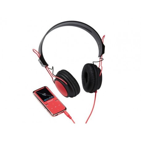 Odtwarzacz MP4 Intenso 8GB Scooter LCD1.8" różowy + słuchawki